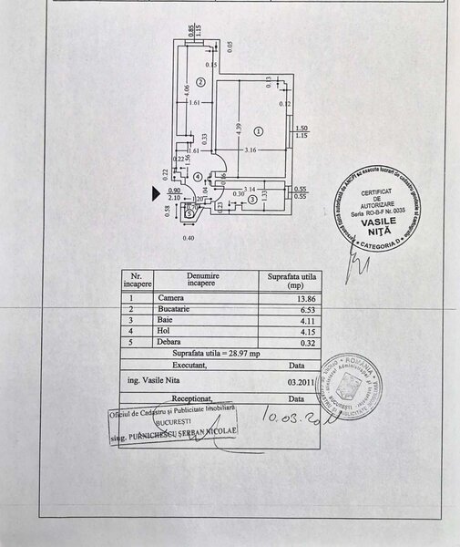 Militari garsoniera decomandata 29 mp zona Gorjului!
